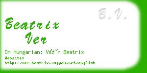 beatrix ver business card